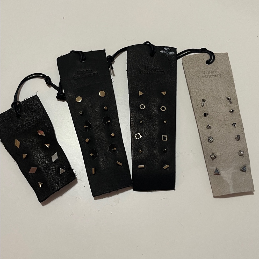 NWT- Urban Outfitters Gold and Silver Stud Earrings Sets